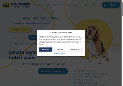 Pies w Emocjach Anna Dziełak